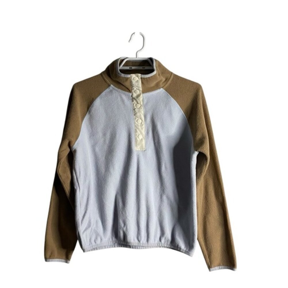Simons x I. FIV5 Women's Two-Tone Fleece Pullover Sweater